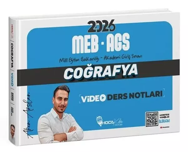 2026 MEB-AGS Coğrafya Video Ders Notları - Akın Arslan Hoca Kafası Yayınları - Bi bigelio - Image 1