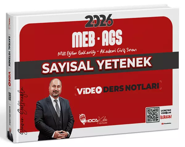 2026 MEB-AGS Sayısal Yetenek Video Ders Notları - Güven Göllüoğlu Hoca Kafası Yayınları - Hoca Kafası Yayınları - Image 1