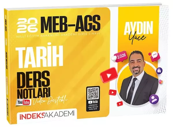 2026 MEB-AGS Akademisi Tarih Video Ders Notları - Aydın Yüce İndeks Akademi Yayıncılık - İndeks Akademi Yayıncılık - Image 1