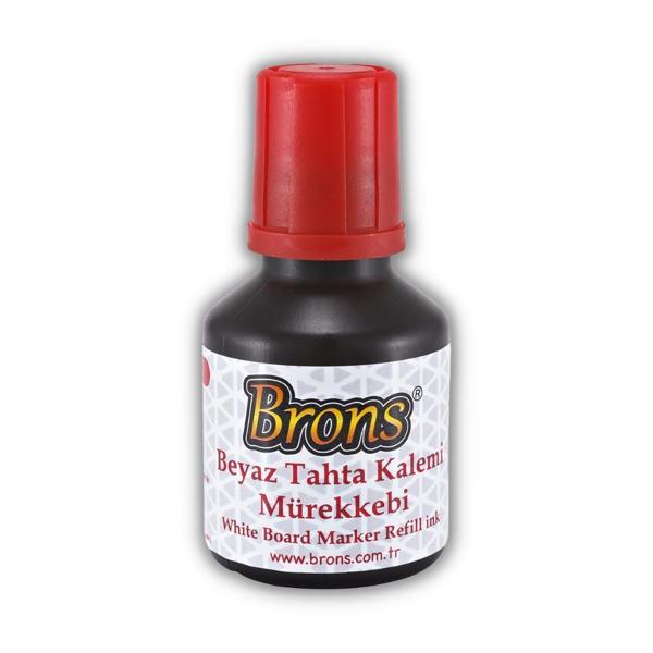 Kırmızı Yazı Tahta Kalem Mürekkebi 30 ml 1 Adet Brons Tahta Kalemi Mürekkebi 1 Adet - Image 1