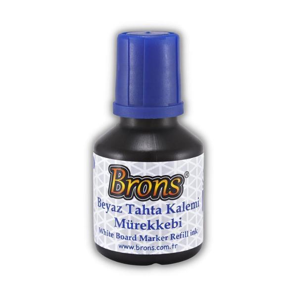 Yazı Tahta Kalem Mürekkebi Mavi 30 ml 1 Adet Brons Tahta Kalemi Mürekkebi 1 Adet - Image 1