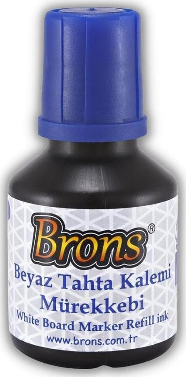 Yazı Tahta Kalem Mürekkebi Mavi 30 ml 1 Adet Brons Tahta Kalemi Mürekkebi 1 Adet - Image 1