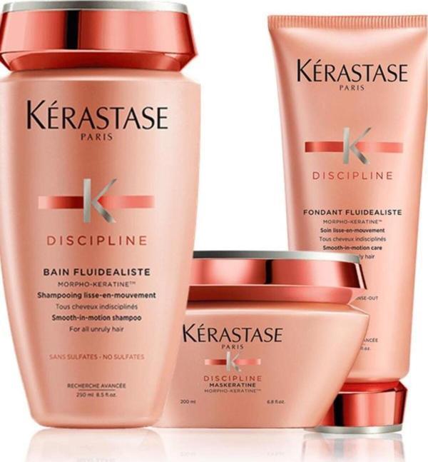 Discipline Boyalı Saçlar için Sülfatsız Şampuan 250 ml + Maske 200 ml + Krem 200 ml 3474636401008. - Image 1