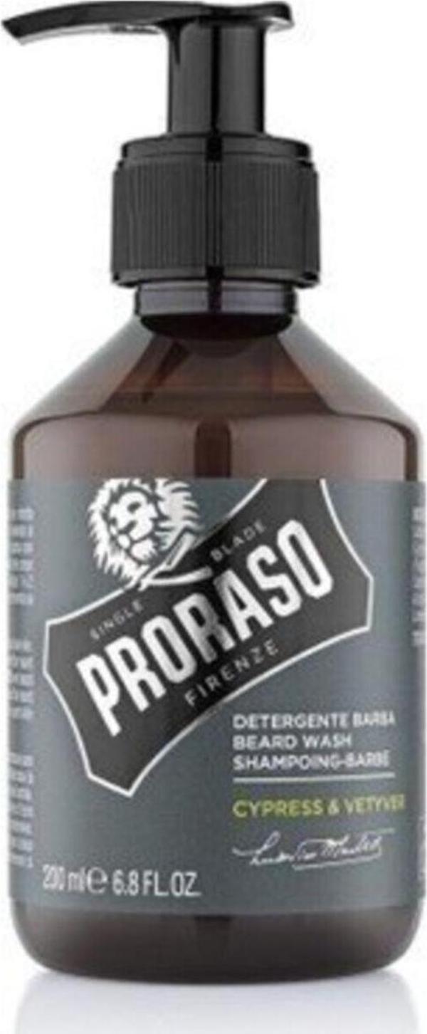 Proraso Sakal Şampuanı, Cypress & Vetyver, 200ml - Image 1
