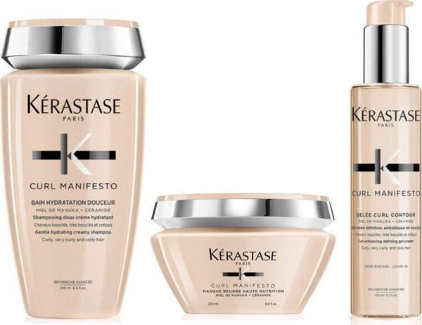 Curl Manifesto Bukle Belirginleştirici Şampuan 250 Ml + Maske 200 + Serum 150 Ml - Image 1