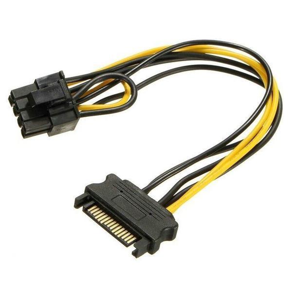 Sata to 8 pin PCI-E Ekran Kartı Güç Çevirici Kablo - Image 1
