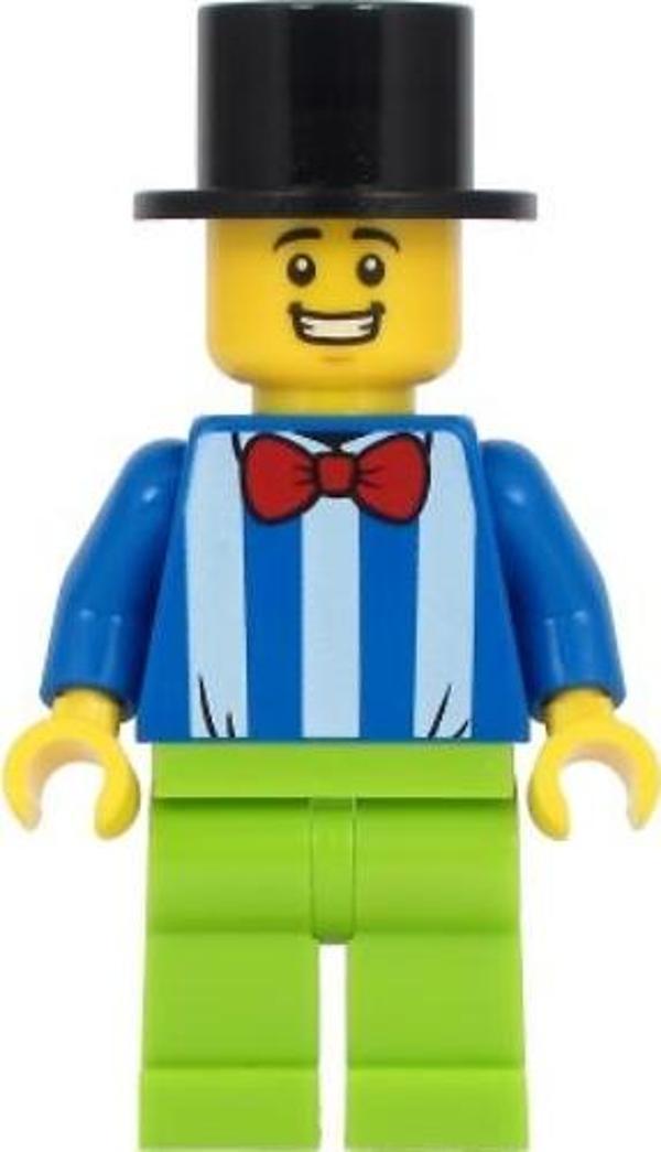 Lego Minifigür Fairground Worker Male twn413 - Image 1