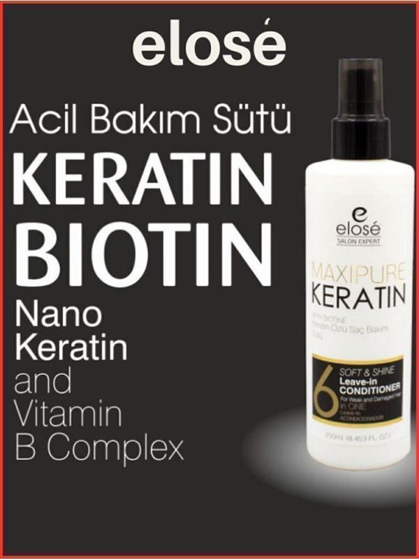 Elose Keratin Saç Bakım Sütü 250 Ml - Image 1