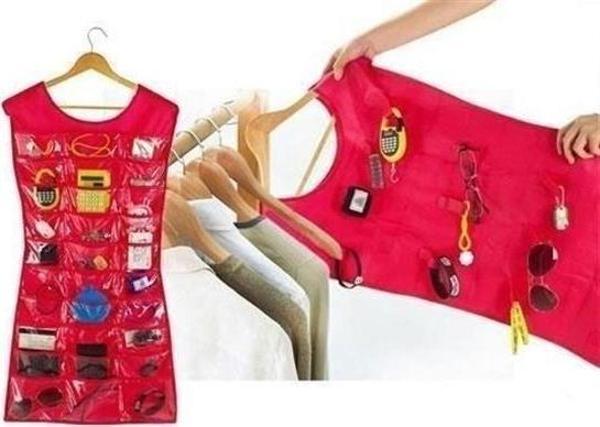 Elbise Şeklinde Takı Organizeri - Pembe - Image 1