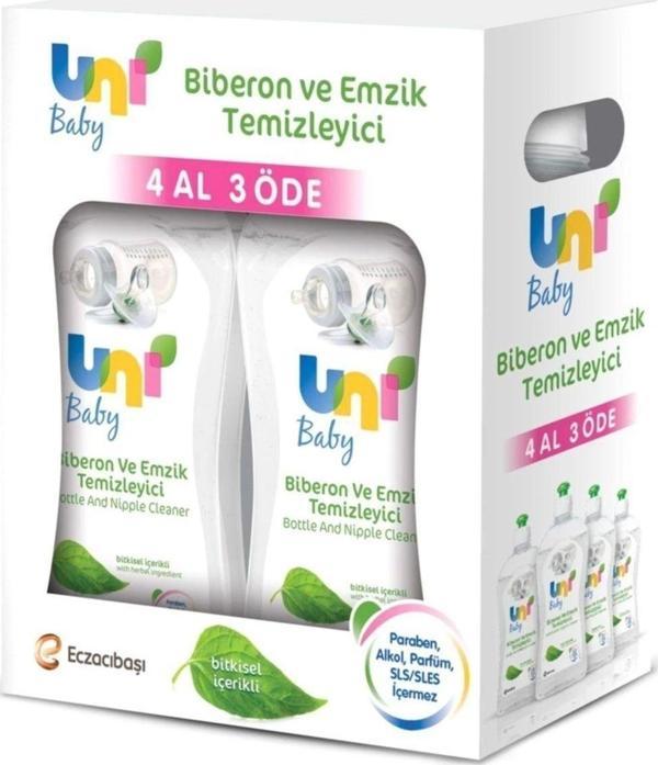 Uni Baby Biberon Ve Emzik Temizleyici Set 4'Lü 500 Ml - Image 1