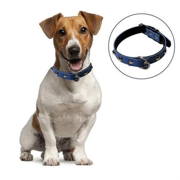 Yumuşak Dokulu Deri Köpek Gezdirme Boyun Tasması (Large) - Image 1