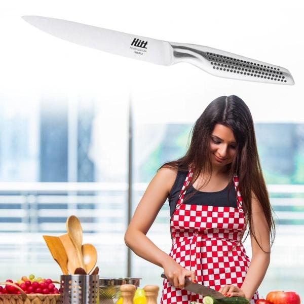 12 cm Paslanmaz Çelik Ultra Keskin Mutfak Şef Bıçağı - Image 1