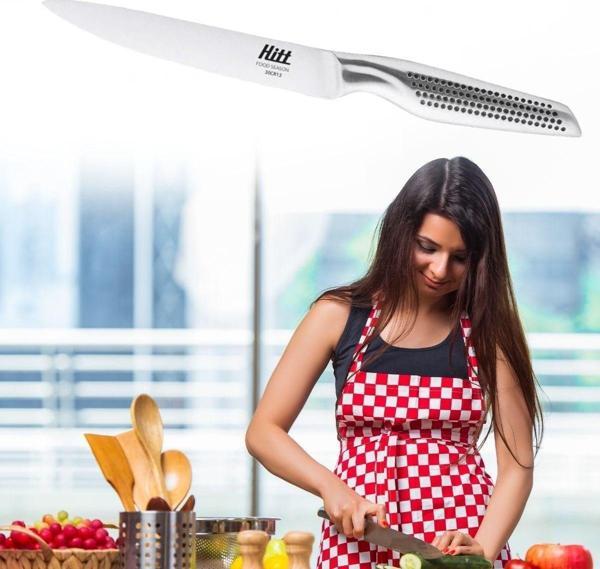 12 cm Paslanmaz Çelik Ultra Keskin Mutfak Şef Bıçağı - Image 1