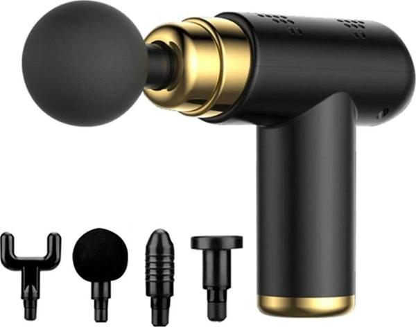 4 Başlıklı USB Şarj Olabilen Masaj Tabancası - Image 1