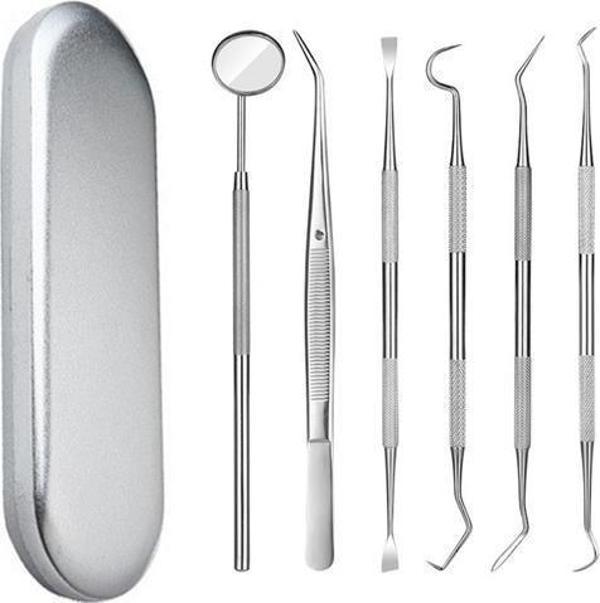 6 Parça Kutulu Ağız Bakımı Diş Bakım Seti Ağız Hijyen Takımı - Image 1