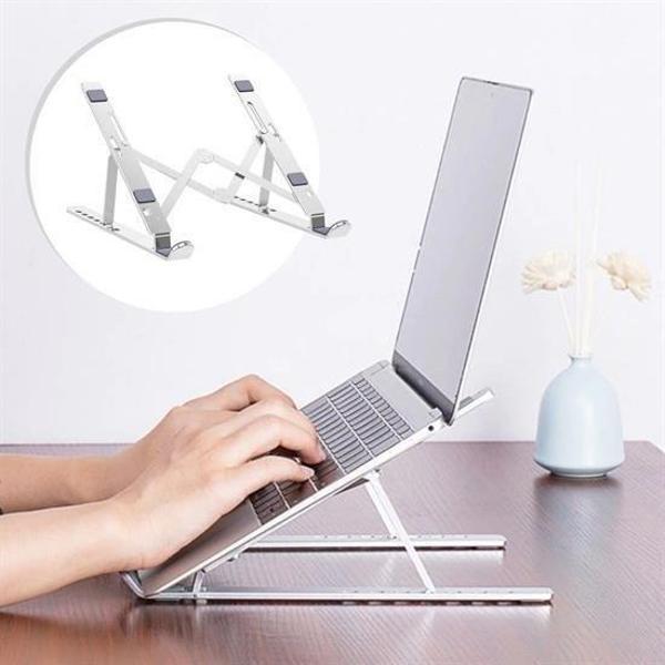 Ayarlanabilir Dizüstü Destek Tabanı Tamamen Katlanabilir Taşınabilir Laptop Yükseltici - Image 1