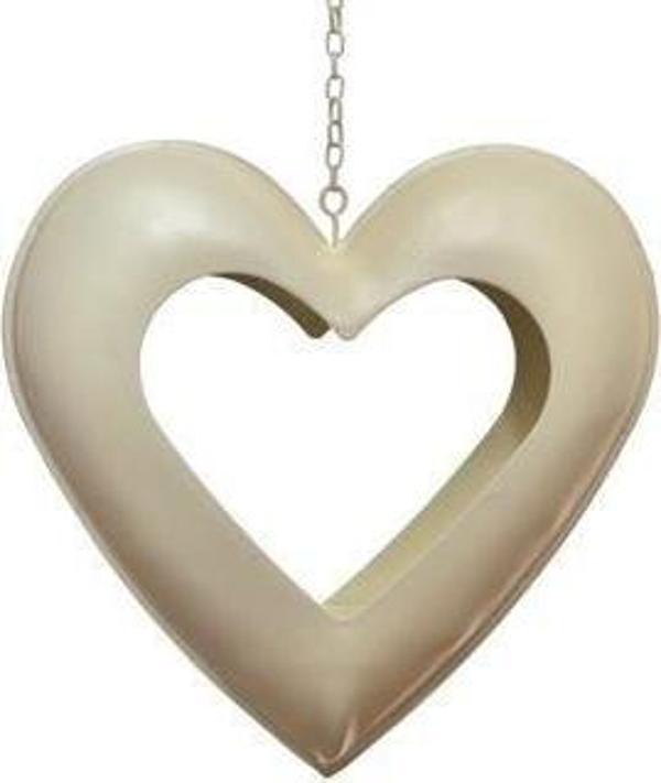 Decotown  Kalp Motifli Metal Mumluk Dekoratif Mum Tutucu Stand - Image 1