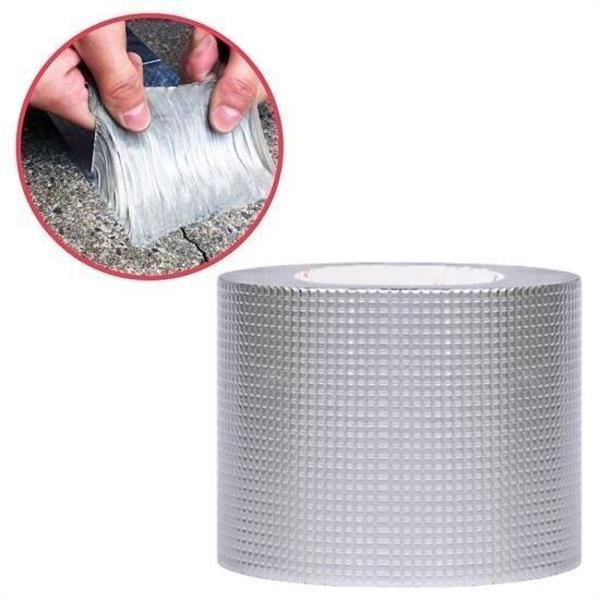 Yüksek Sıcaklık Dayanan Su Geçirmez Çatı Boru Duvar Çatlak Yapışkan Bant Folyo 5 mt x 10 cm - Image 1