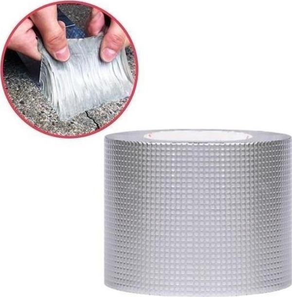 Yüksek Sıcaklık Dayanan Su Geçirmez Çatı Boru Duvar Çatlak Yapışkan Bant Folyo 5 mt x 10 cm - Image 1