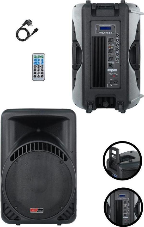 Lastvoice Ample-15A Aktif Kabin Hoparlör 15 İnç 1000 Watt Bluetooth Usb - Image 1