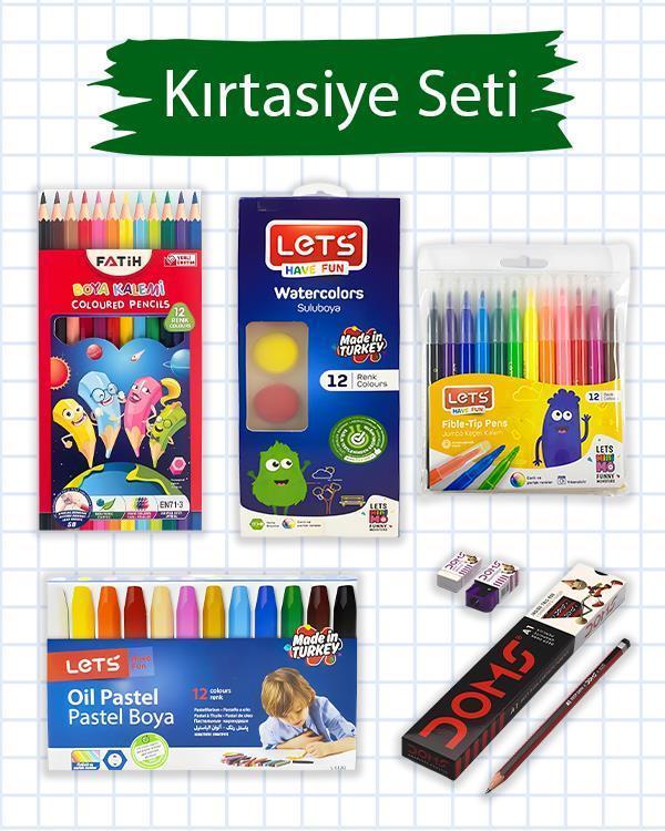 Lets 5 Adet Öğrenci Boyama Seti - Image 1