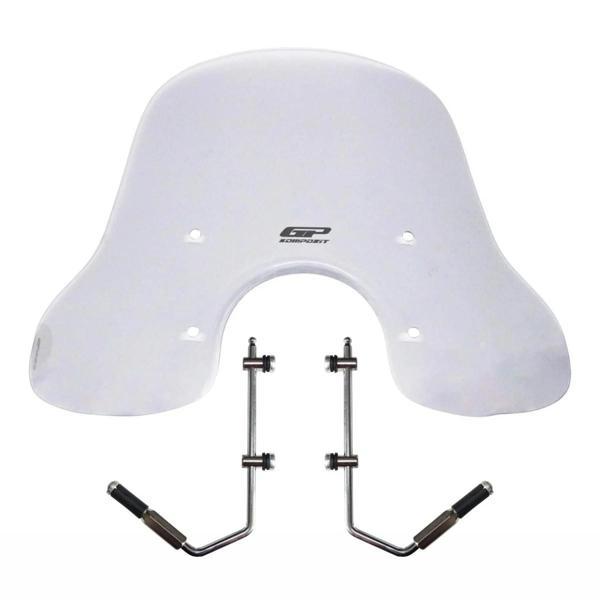 Gp Kompozit Vespa Gts 300 / 150 Universal Uyumlu Ön Cam Şeffaf 54 Cm - Image 1