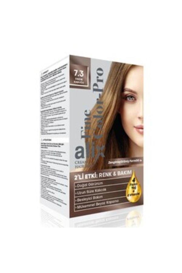 Alix ( 2 Adet ) Alix Kit Saç Boyası 7.3 Fındık Kabuğu - Image 1