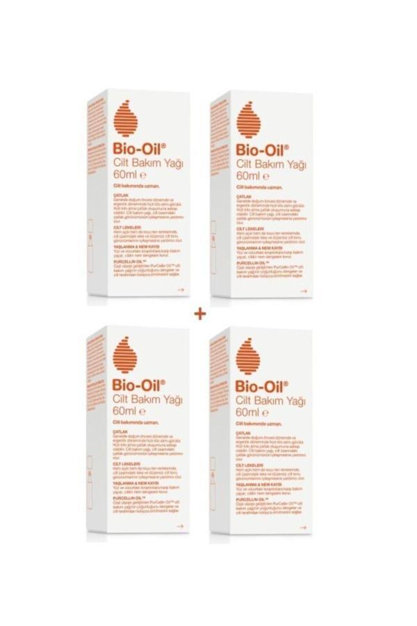 Bio-Oil Çatlak Karşıtı Cilt Bakım Yağı 60 Ml X 4 Adet - Image 1