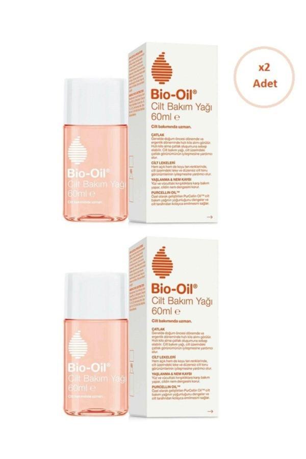 Bio-Oil Çatlak Karşıtı Cilt Bakım Yağı 60 Ml X2 Adet - Image 1