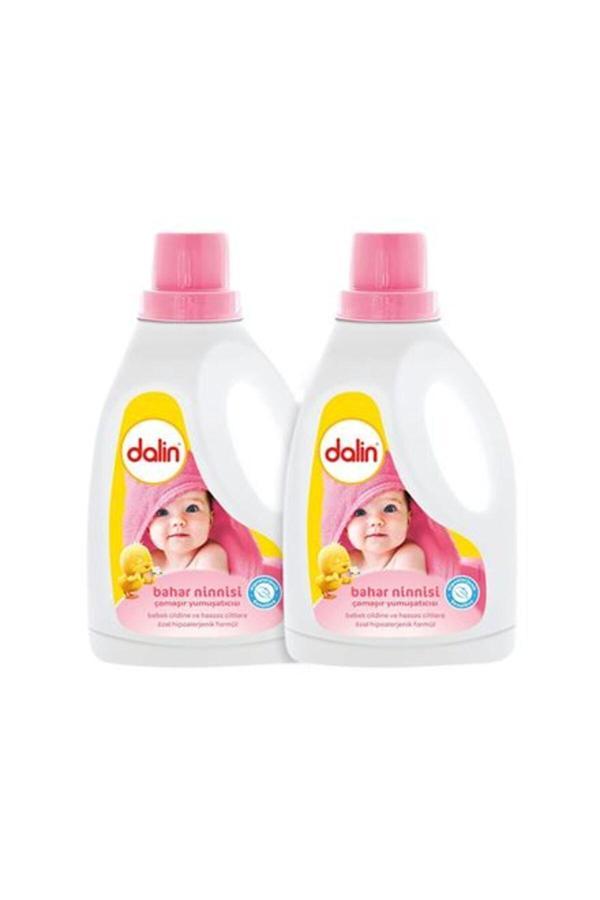 Dalin ( 1 Adet ) Dalin Bahar Ninnisi Çamaşır Yumuşatıcı Seti 2X1500 Ml - Image 1