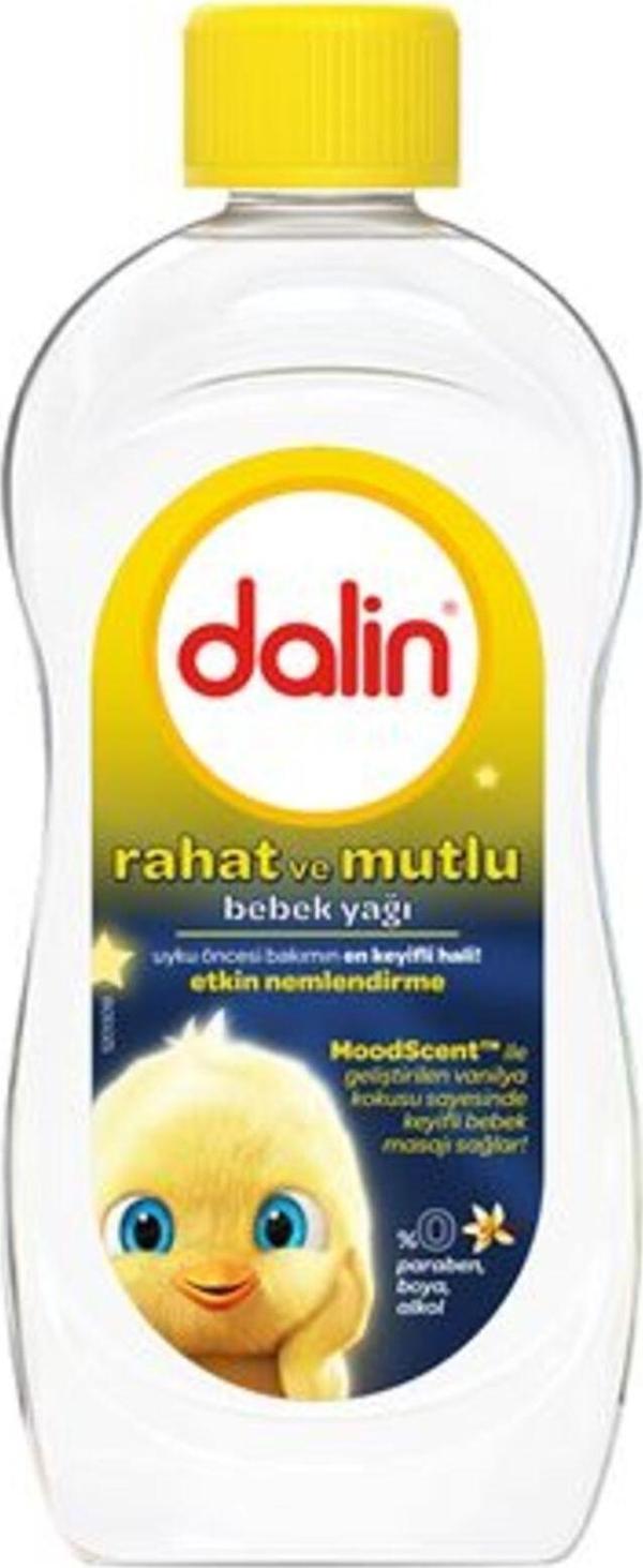 Dalin ( 1 Adet ) Rahat Ve Mutlu Bebek Yağı 300 Ml - Image 1