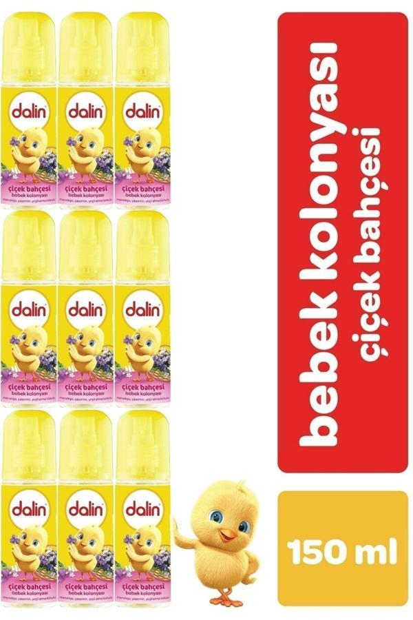 Dalin Bebek Kolonyası 150Ml Çiçek Bahçesi (Menekşe-Yasmin-Yeşil Elma Kokulu) (9 Lu Set) - Image 1