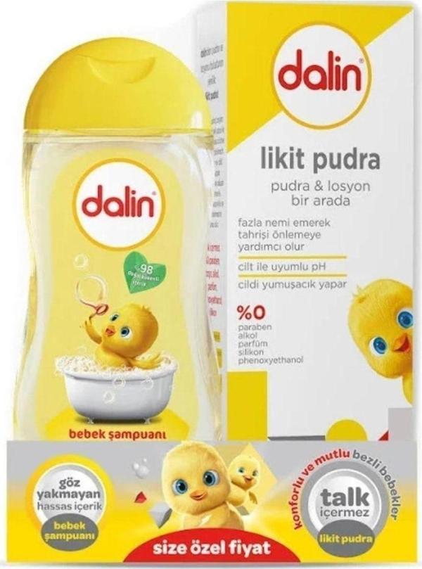 Dalin 200Ml Klasik Şampuan + Likit Pudra 100Ml Seti Kofre - Image 1