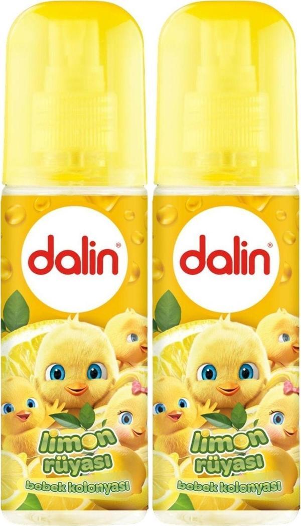 Dalin Bebek Kolonyası 150Ml Limon Çiçeği (Limon-Bergomat-Papatya) (2 Li Set) - Image 1