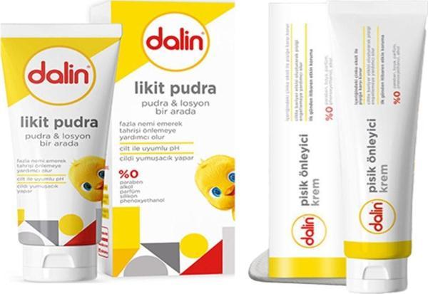 Dalin 2'Li Set -Pişik Kremi 100 Ml Ve Likit Pudra 100 Ml - Image 1