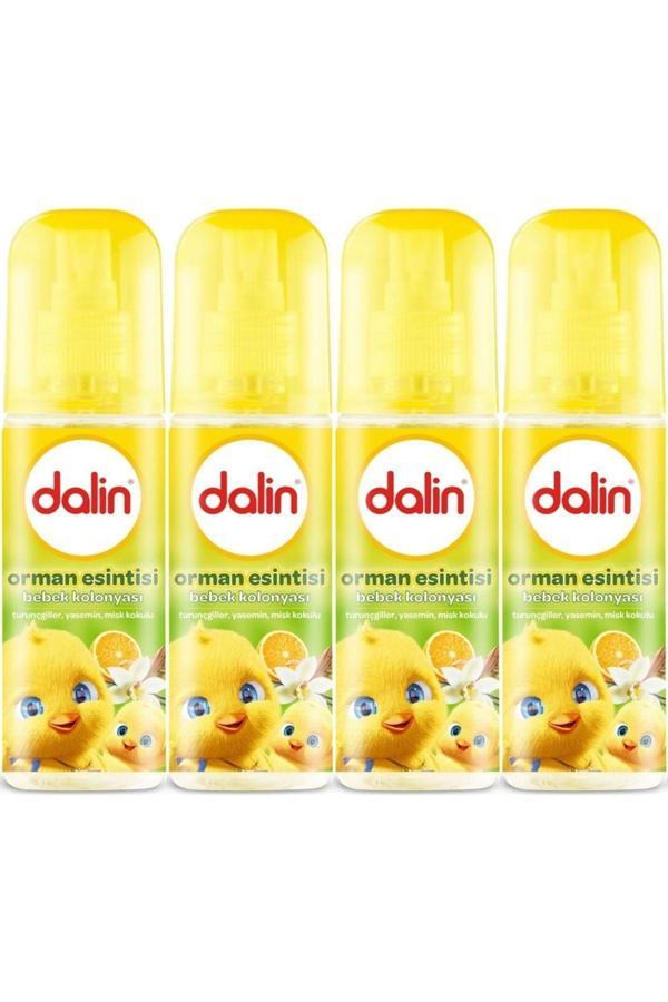 Dalin Bebek Kolonyası 150Ml Orman Esintisi (Vanilya-İris Çiçeği-Portakal Kokulu) (4 Lü Set) - Image 1