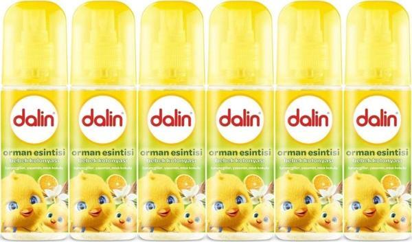 Dalin Bebek Kolonyası 150Ml Orman Esintisi (Vanilya-İris Çiçeği-Portakal Kokulu) (6 Lı Set) - Image 1