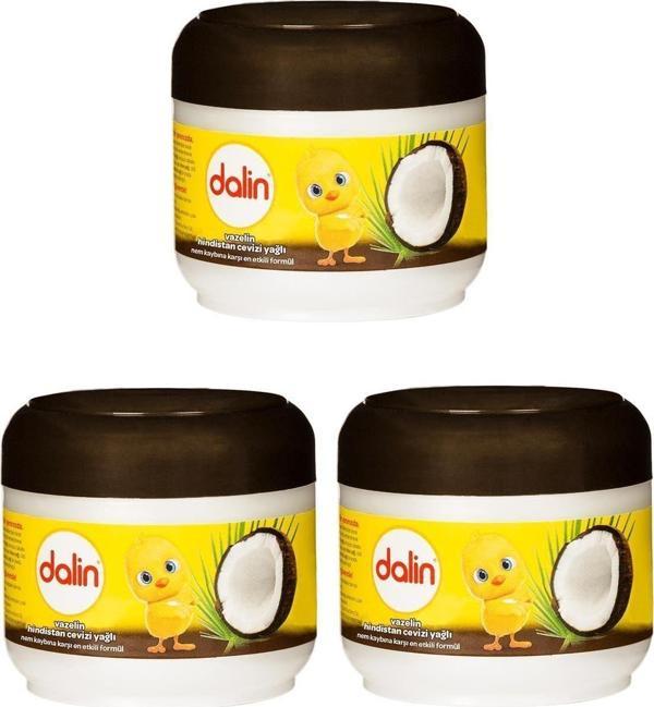 Dalin 3 Adet Hindistan Cevizi Pamuk Ve Shea Yağı Vazelin 100 Ml - Image 1