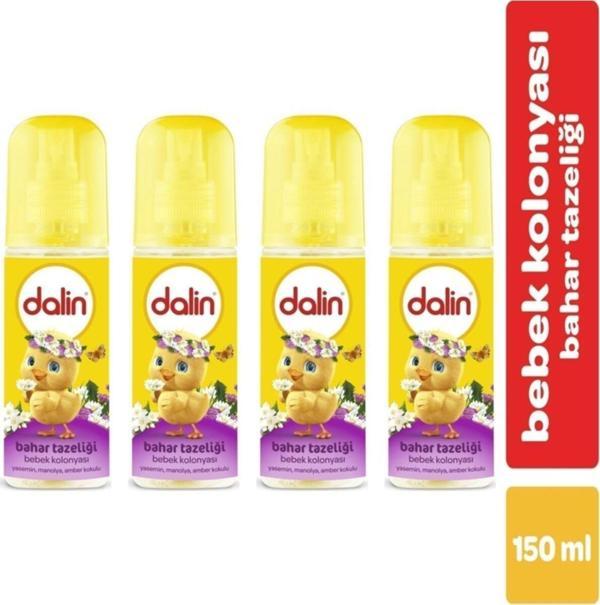 Dalin Bebek Kolonyası Bahar Tazeliği Sprey 150 Ml X4 Adet - Image 1