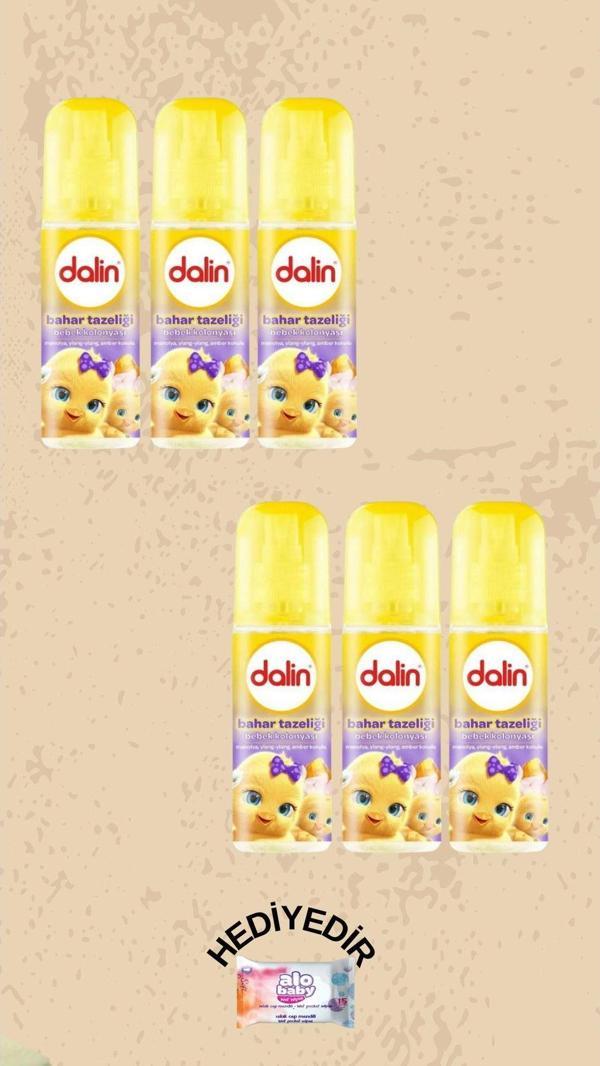Dalin Bebek Kolonyası Bahar Tazeliğiı 150 Ml X 6 Adet - Image 1