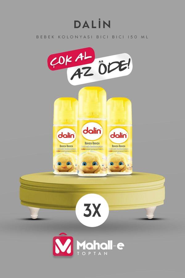 Dalin Bebek Kolonyası Bıcı Bıcı 150 Ml 3'Lü Paket - Image 1