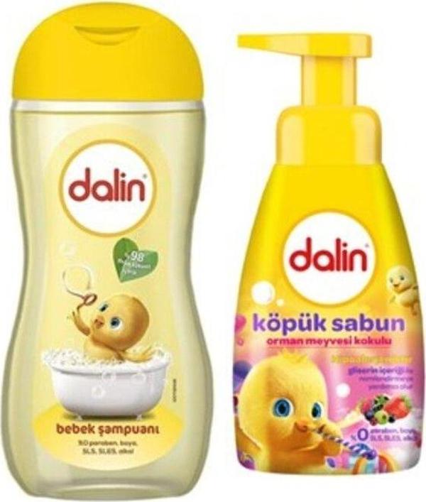 Dalin Bebek Şampuanı Klasik 200 Ml + Köpük Sabun Orman Meyveleri 200 Ml - Image 1