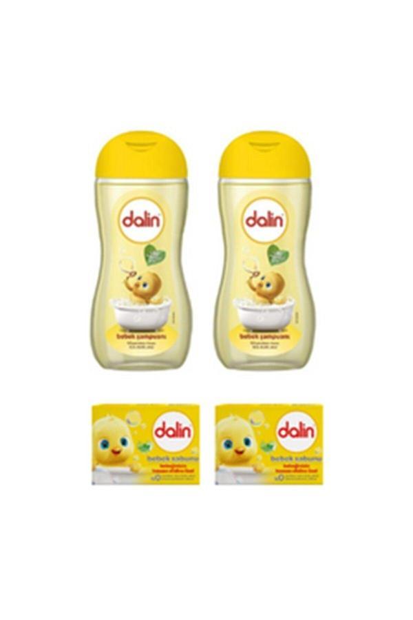 Dalin Bebek Şampuanı Klasik 200 Ml 2 Adet + Dalin Bebek Sabunu Klasik 100 Gr 2 Adet - Image 1