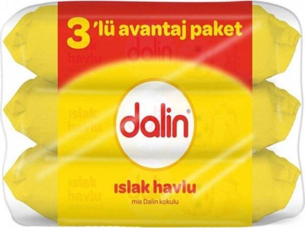 Dalin Islak Havlu 3'Lü 56'Lı - 8'Li Koli - Image 1