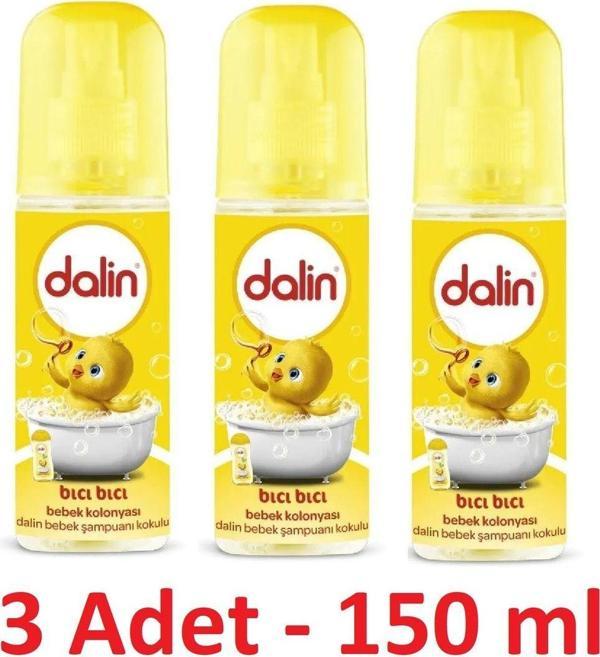Dalin Bebek Kolonyası Bıcı Bıcı Kokusu 3 Adet (150 Ml) - Image 1