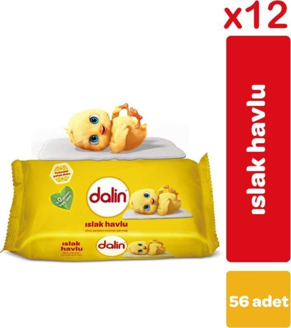 Dalin Islak Havlu 56'Lı 12 Paket - Image 1