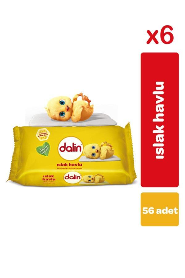 Dalin Islak Havlu 56'Lı 6 Paket - Image 1