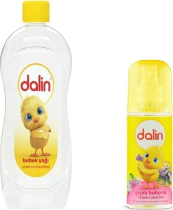Dalin 500 Ml Bebek Yağı Ve 100 Ml Çiçek Bahçesi Kolonya - Image 1