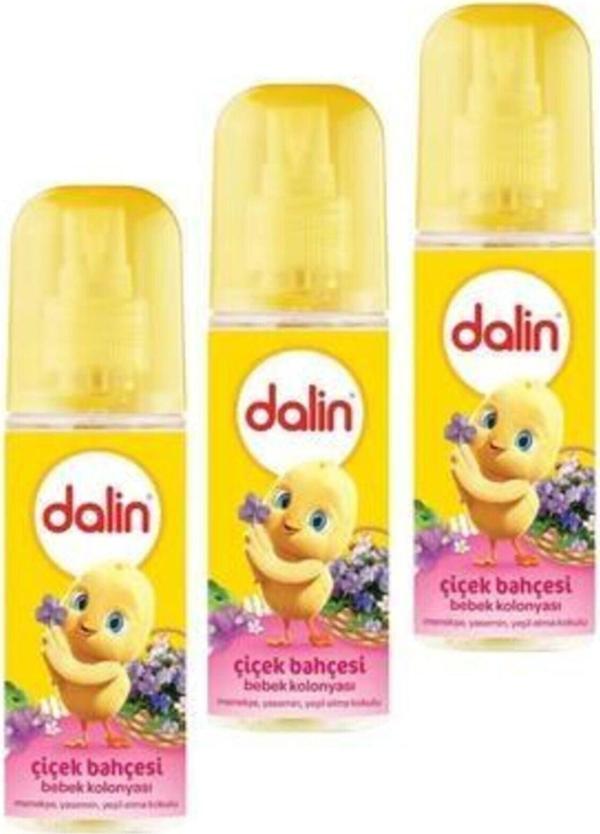 Dalin Bebek Kolonyası Çiçek Bahçesi 150 Ml 3'Lü Set - Image 1