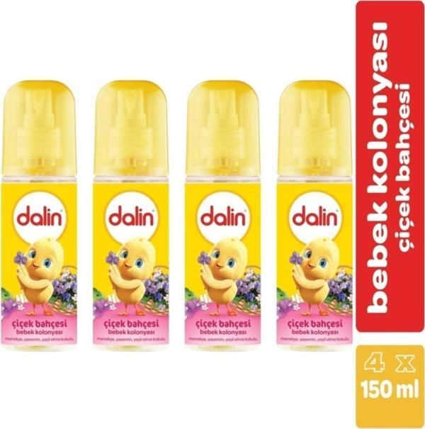 Dalin Bebek Kolonyası Çiçek Bahçesi Sprey 150 Ml X4 Adet - Image 1